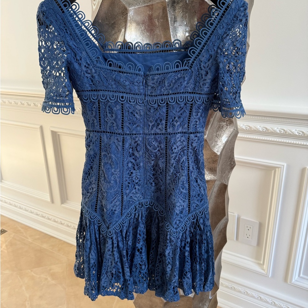 ASOS Navy Lace Detail Dress